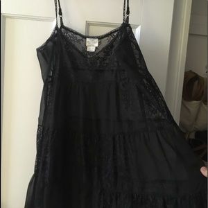 Free People back lace dress/shirt
